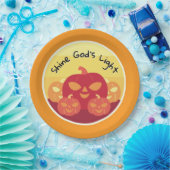 シャインゴッドライトハロウィーン紙プレート ペーパープレート (パーティー)