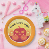 シャインゴッドライトハロウィーン紙プレート ペーパープレート (パーティー)