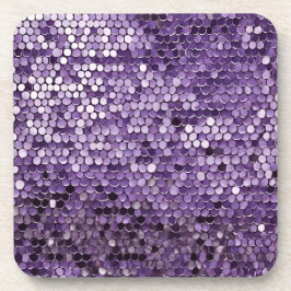 シャインシャインパープルスターアイアート コースター