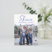 シャインハッピーハヌッカブルーフォト シーズンポストカード (スタンド正面)