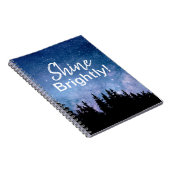 シャインブライトやる気を起こさせる引用文スターズスカイ ノートブック (右側)