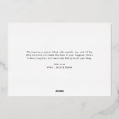 シャインブライトクリスマス3フォト金ゴールド 箔シーズンカード (裏面)