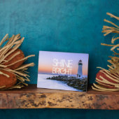 シャインブライトハウスパステルサンセットロッキービーチ フォトプラーク (側面)