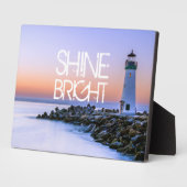 シャインブライトハウスパステルサンセットロッキービーチ フォトプラーク (側面)