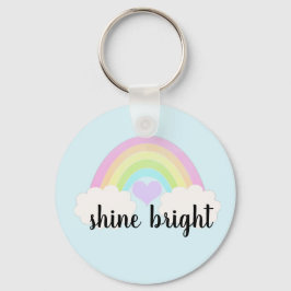 シャインブライトパステルウォーターカラーレインボー キーホルダー