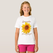 シャインブライトヒマワリ Tシャツ (正面フル)