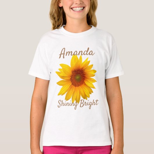 シャインブライトヒマワリ Tシャツ (正面)