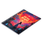 シャインブライトプリンセスジャーナルカラフル- Notebook ノートブック (左側)