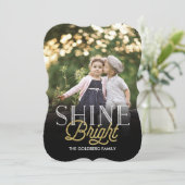 シャインブライトホリデイフォトカード シーズンカード (スタンド正面)