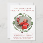 シャインブライト生まれたばかりのクリスマスリース発表 シーズンカード (正面)