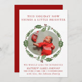 シャインブライト生まれたばかりのクリスマスリース発表 シーズンカード (正面/裏面)