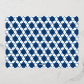 シャインブライト7インスタントフォトコラージュハヌカー 箔シーズンカード (裏面)