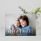 シャインブライト |フルフォトハンカシルバー 箔シーズンカード (立ち正面)