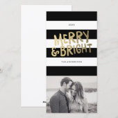 シャインブライト | 休日のフォトカード シーズンカード (正面/裏面)