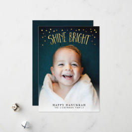 シャインブライトHanukkahフォトカード シーズンカード