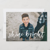 シャインモダンブライトスクリプトライトブルー3写真 シーズンカード (正面)