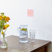 シャイン感動的文字ピンク金ゴールドまたは銀 箔ポスター (レイダウン (キッチン))