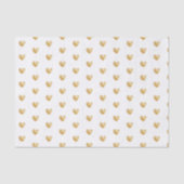 シャイン生まれホワイトと金ゴールドティッシュペーパー 薄葉紙 (正面)