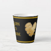 シャイン生まれラテマグカップ カフェラテマグ (正面)