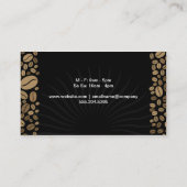 シャイン装飾要素コーヒー豆 名刺 (裏面)