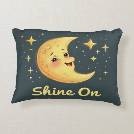 シャイン・オンやる気を起こさせる- 感動的 アクセントクッション (裏面)