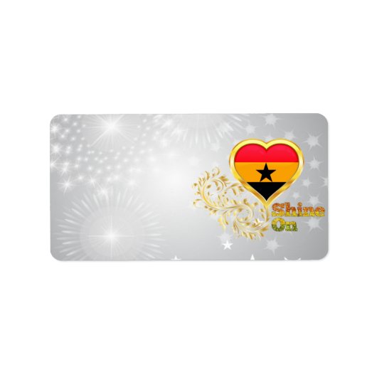 シャイン・オン・ガーナ ラベル (正面)