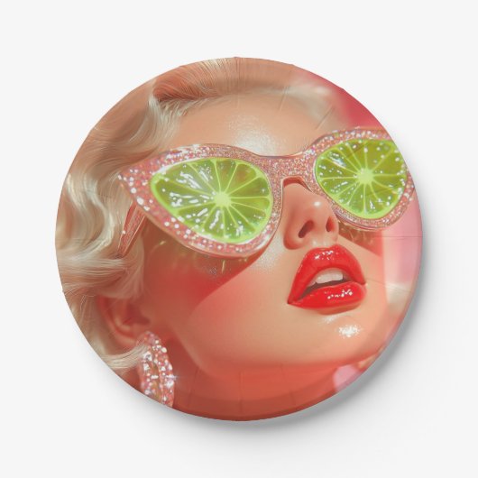 シャイン・ガール ペーパープレート (正面)