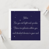 シャイン…グリーティングカード カード (正面/裏面インサイチュ)