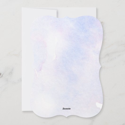 シャイン |シルバーとライトブルーのハヌカー写真 シーズンカード (裏面)