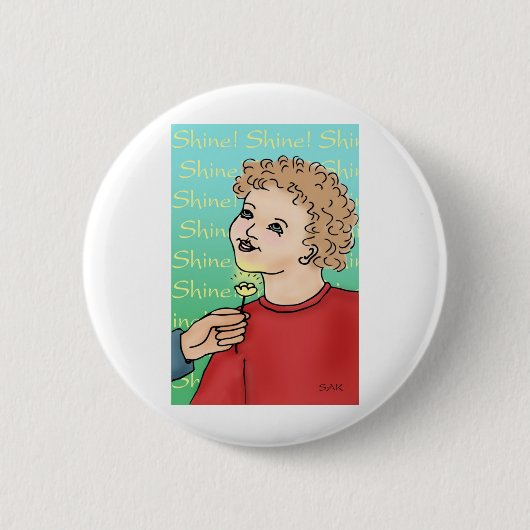 シャイン！ 缶バッジ (正面)