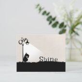 シャイン、Qワークス…輝け。 はがき。 ポストカード (スタンド正面)