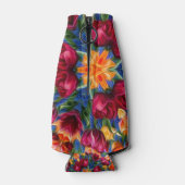 シャイ好きオレンジチューリップパターン ボトルクーラー (裏面)