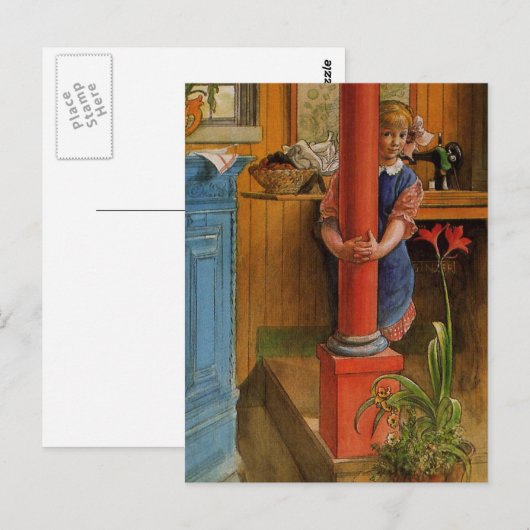 シャイ孫娘1918 ポストカード (正面/裏面)