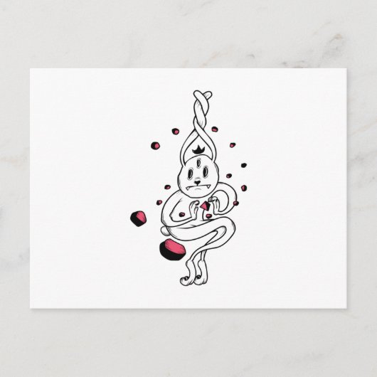 シャイ幽霊 ポストカード (正面)