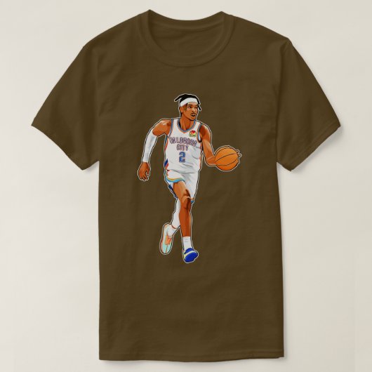 シャイ・ギルジェス・アレキサンダー1ハンドル Tシャツ (デザイン正面)