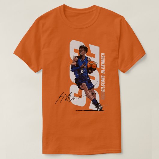 シャイ・ギルジョス・アレキサンダー・オクラホマシティVertical 1 Tシャツ (デザイン正面)