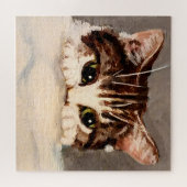 シャイ&好奇心虎猫子猫 ジグソーパズル (横)