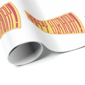 シャウアウトメガホンハッピーバースデーラッピング紙 ラッピングペーパー (ロールコーナー)