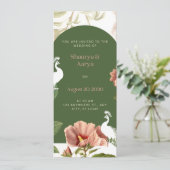 シャウリヤとアーリャの結婚式へご招待#ウェディングInvitation 招待状 (スタンド正面)