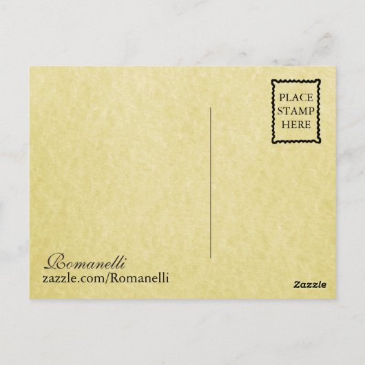 シャウヴェのラスコー洞窟の馬と動物のポストカード ポストカード (裏面)