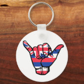 シャカハワイ国旗 キーホルダー (正面)