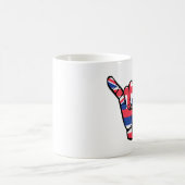 シャカハワイ国旗 コーヒーマグカップ (中央)