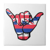 シャカハワイ国旗 タイル (正面)