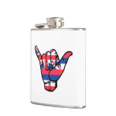 シャカハワイ国旗 フラスク (左)