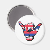 シャカハワイ国旗 マグネット (正面/裏面)