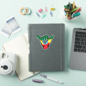 シャカハンドエチオピア国旗Good Vibesステッカー シール (iPadカバー)