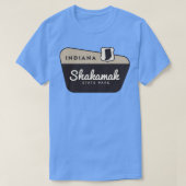 シャカマック州パークインディアナウェルカムサイン Tシャツ (デザイン正面)