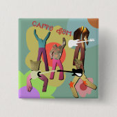 シャガデリースロベニアeurovisionジョーカーoutボタン 缶バッジ (正面)