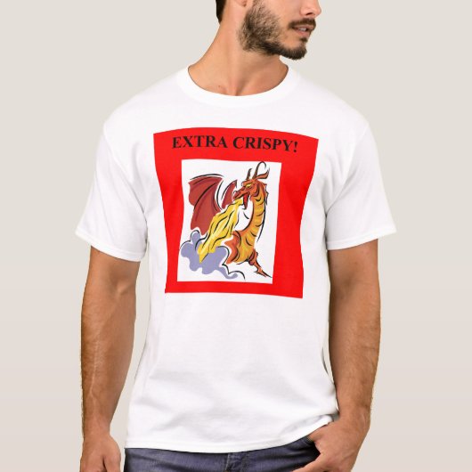 シャキッとしたファンタジーのドラゴン余分に Tシャツ (正面)