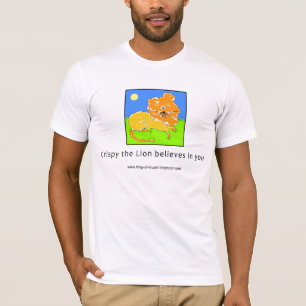 シャキッとしたライオンはあなたで信じます Tシャツ